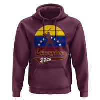 Vintage Venezuela 2026 Champions Hoodie Patriotic Baseball Pride Gift