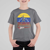 Vintage Venezuela 2026 Champions T Shirt For Kid Patriotic Baseball Pride Gift