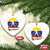 Vintage Venezuela 2026 Champions Ceramic Ornament Patriotic Baseball Pride Gift
