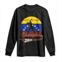 Vintage Venezuela 2026 Champions Long Sleeve Shirt Patriotic Baseball Pride Gift