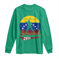 Vintage Venezuela 2026 Champions Long Sleeve Shirt Patriotic Baseball Pride Gift
