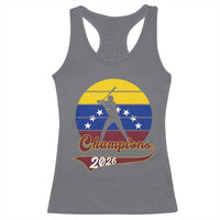 Vintage Venezuela 2026 Champions Racerback Tank Top Patriotic Baseball Pride Gift