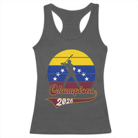 Vintage Venezuela 2026 Champions Racerback Tank Top Patriotic Baseball Pride Gift
