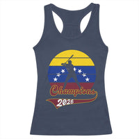 Vintage Venezuela 2026 Champions Racerback Tank Top Patriotic Baseball Pride Gift