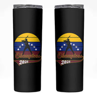 Vintage Venezuela 2026 Champions Skinny Tumbler Patriotic Baseball Pride Gift