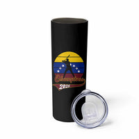 Vintage Venezuela 2026 Champions Skinny Tumbler Patriotic Baseball Pride Gift