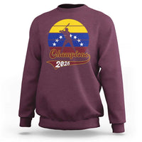 Vintage Venezuela 2026 Champions Sweatshirt Patriotic Baseball Pride Gift
