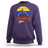 Vintage Venezuela 2026 Champions Sweatshirt Patriotic Baseball Pride Gift