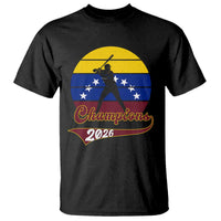 Vintage Venezuela 2026 Champions T Shirt Patriotic Baseball Pride Gift