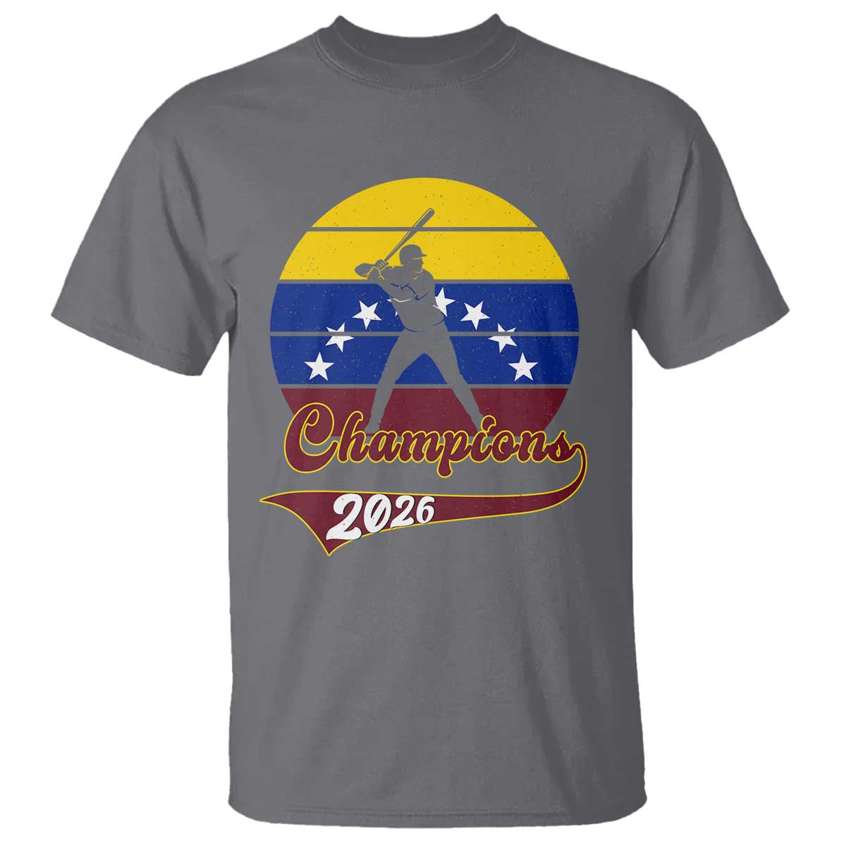 Vintage Venezuela 2026 Champions T Shirt Patriotic Baseball Pride Gift