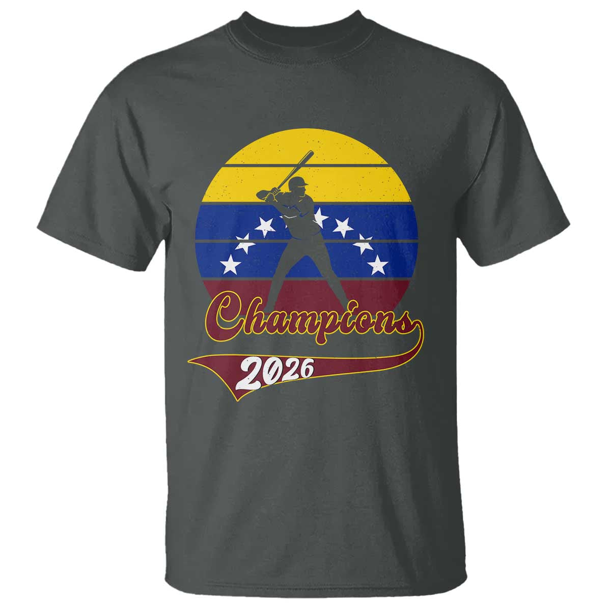 Vintage Venezuela 2026 Champions T Shirt Patriotic Baseball Pride Gift
