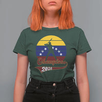 Vintage Venezuela 2026 Champions T Shirt For Women Patriotic Baseball Pride Gift