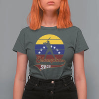 Vintage Venezuela 2026 Champions T Shirt For Women Patriotic Baseball Pride Gift