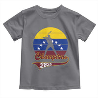 Vintage Venezuela 2026 Champions Toddler T Shirt Patriotic Baseball Pride Gift