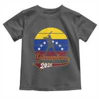 Vintage Venezuela 2026 Champions Toddler T Shirt Patriotic Baseball Pride Gift