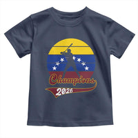 Vintage Venezuela 2026 Champions Toddler T Shirt Patriotic Baseball Pride Gift