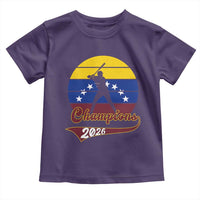 Vintage Venezuela 2026 Champions Toddler T Shirt Patriotic Baseball Pride Gift