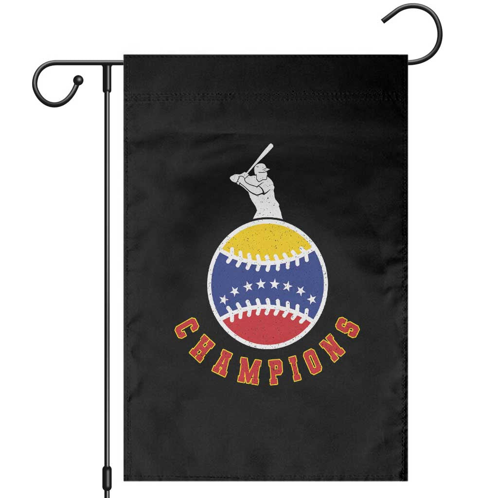 Venezuela 2026 Champions Garden Flag Baseball Gift For Sport Lover