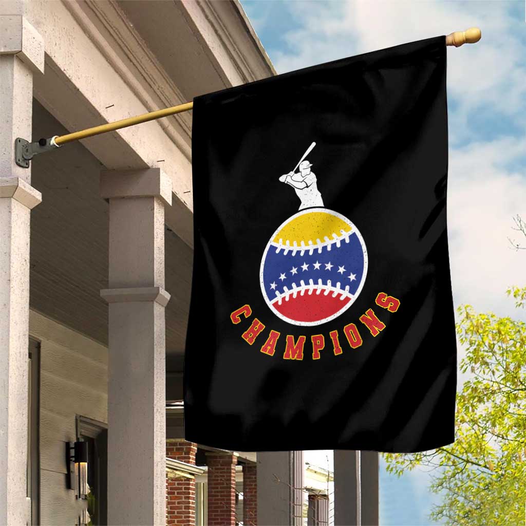 Venezuela 2026 Champions Garden Flag Baseball Gift For Sport Lover