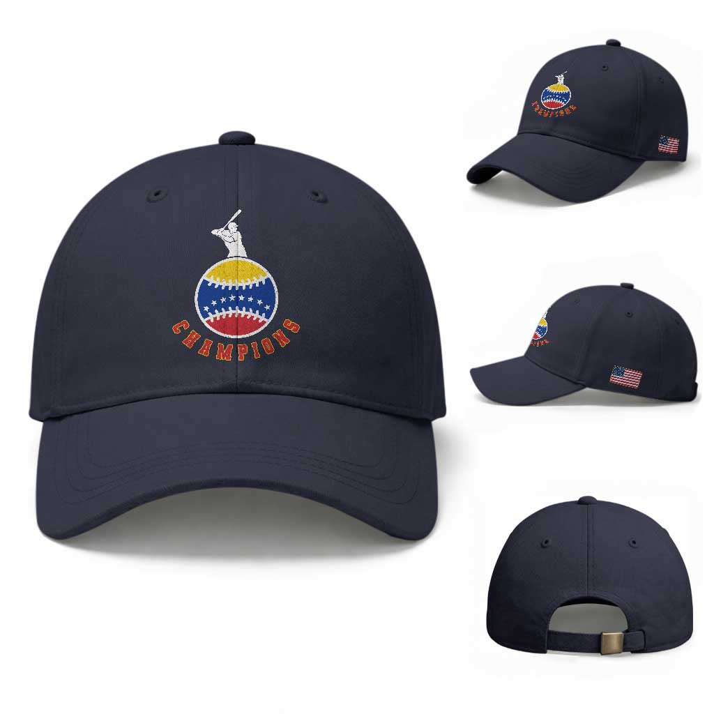 Venezuela 2026 Champions Baseball Cap Baseball Gift For Sport Lover