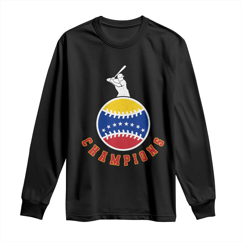 Venezuela 2026 Champions Long Sleeve Shirt Baseball Gift For Sport Lover