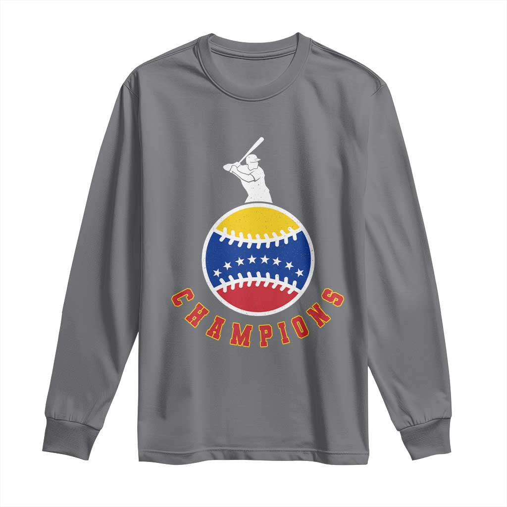 Venezuela 2026 Champions Long Sleeve Shirt Baseball Gift For Sport Lover