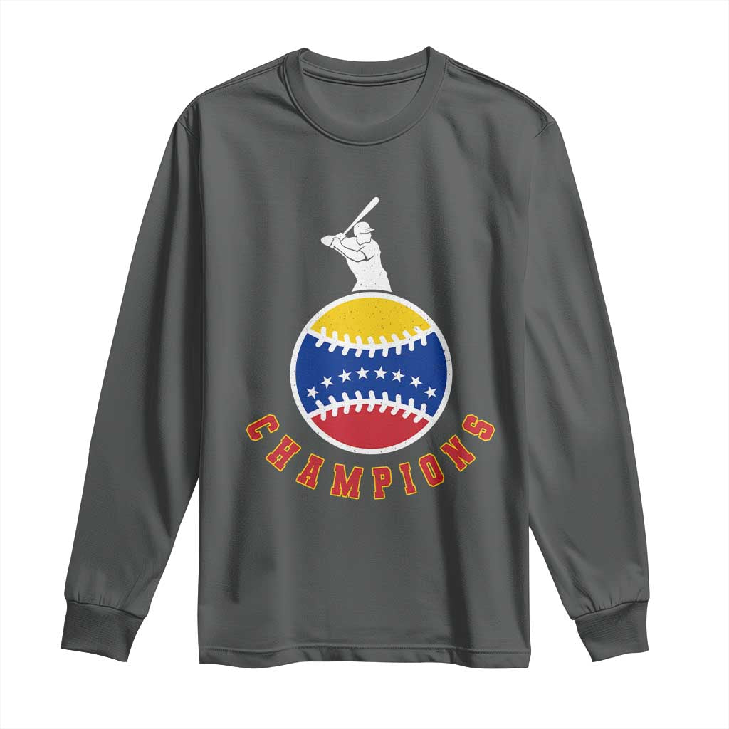 Venezuela 2026 Champions Long Sleeve Shirt Baseball Gift For Sport Lover