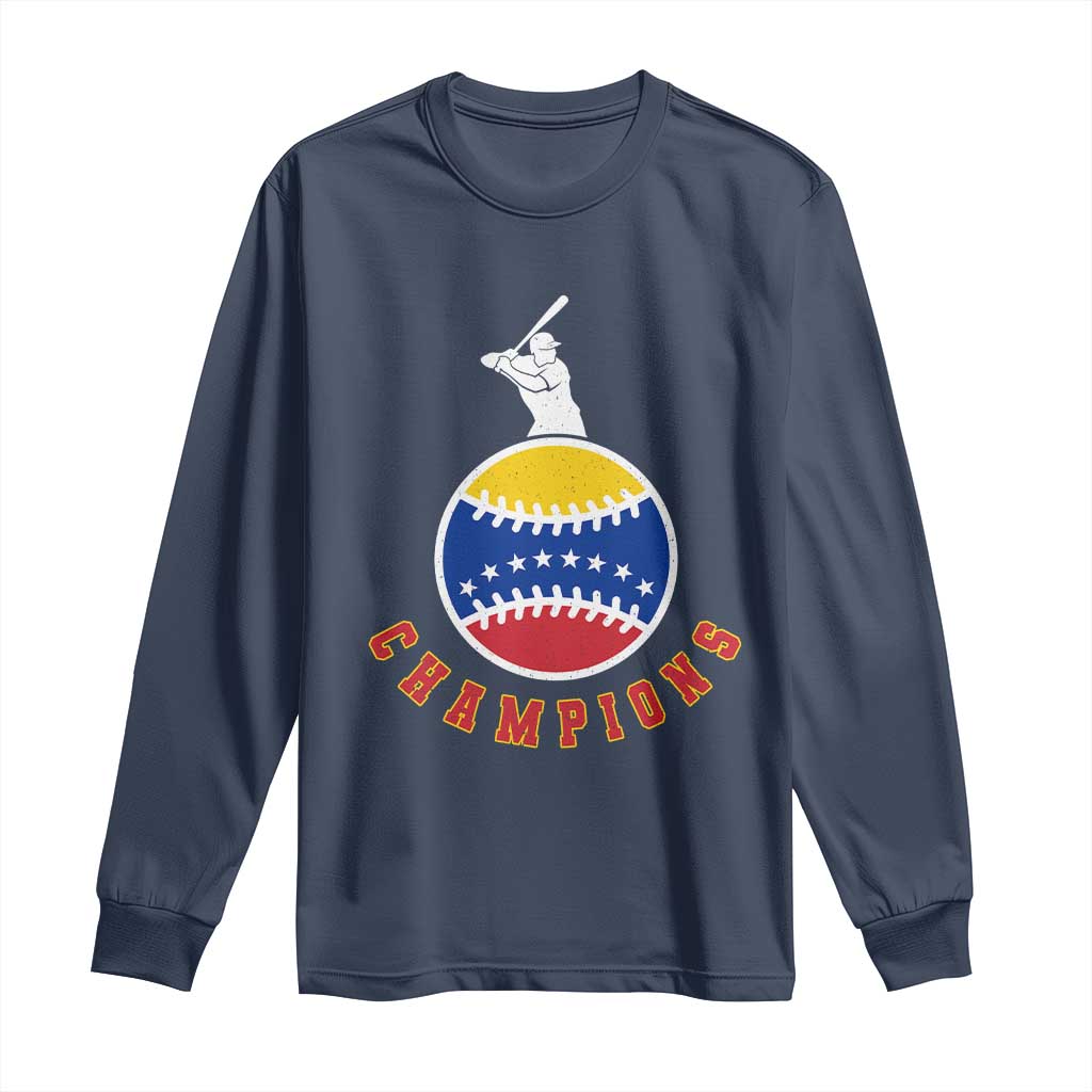 Venezuela 2026 Champions Long Sleeve Shirt Baseball Gift For Sport Lover