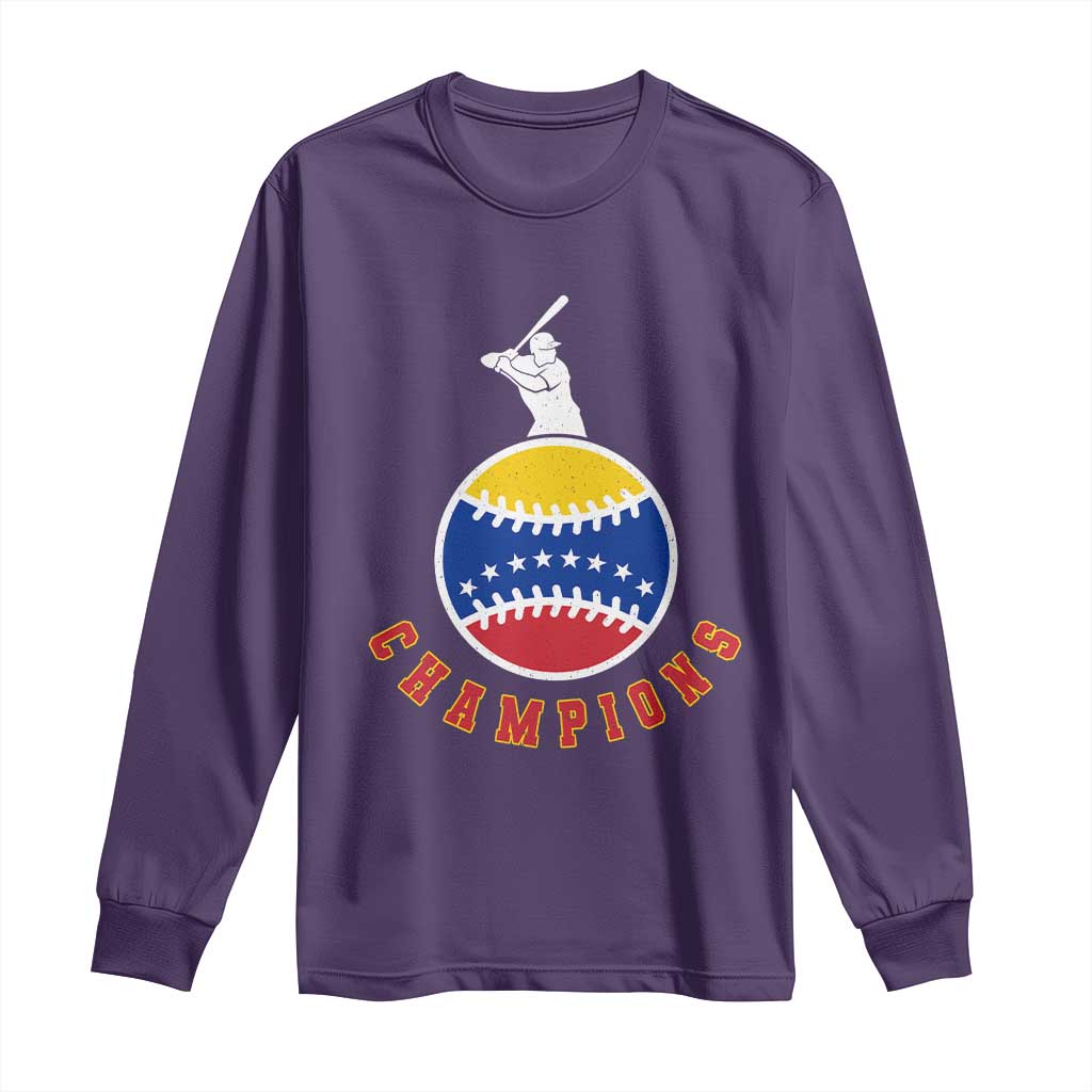 Venezuela 2026 Champions Long Sleeve Shirt Baseball Gift For Sport Lover