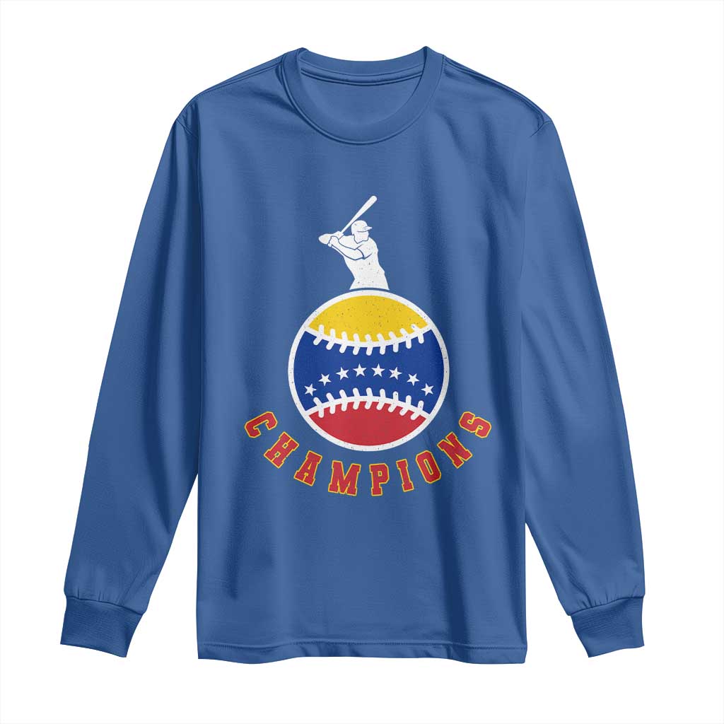 Venezuela 2026 Champions Long Sleeve Shirt Baseball Gift For Sport Lover