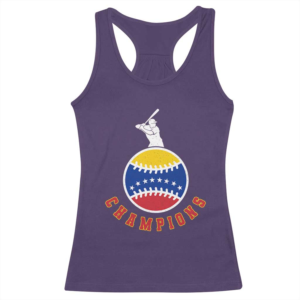 Venezuela 2026 Champions Racerback Tank Top Baseball Gift For Sport Lover