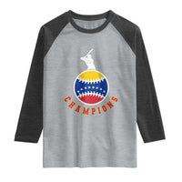 Venezuela 2026 Champions Raglan Shirt Baseball Gift For Sport Lover