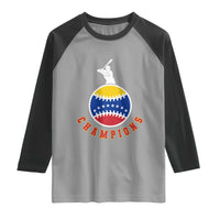 Venezuela 2026 Champions Raglan Shirt Baseball Gift For Sport Lover