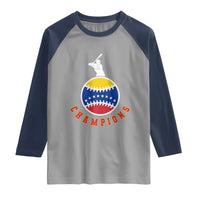 Venezuela 2026 Champions Raglan Shirt Baseball Gift For Sport Lover