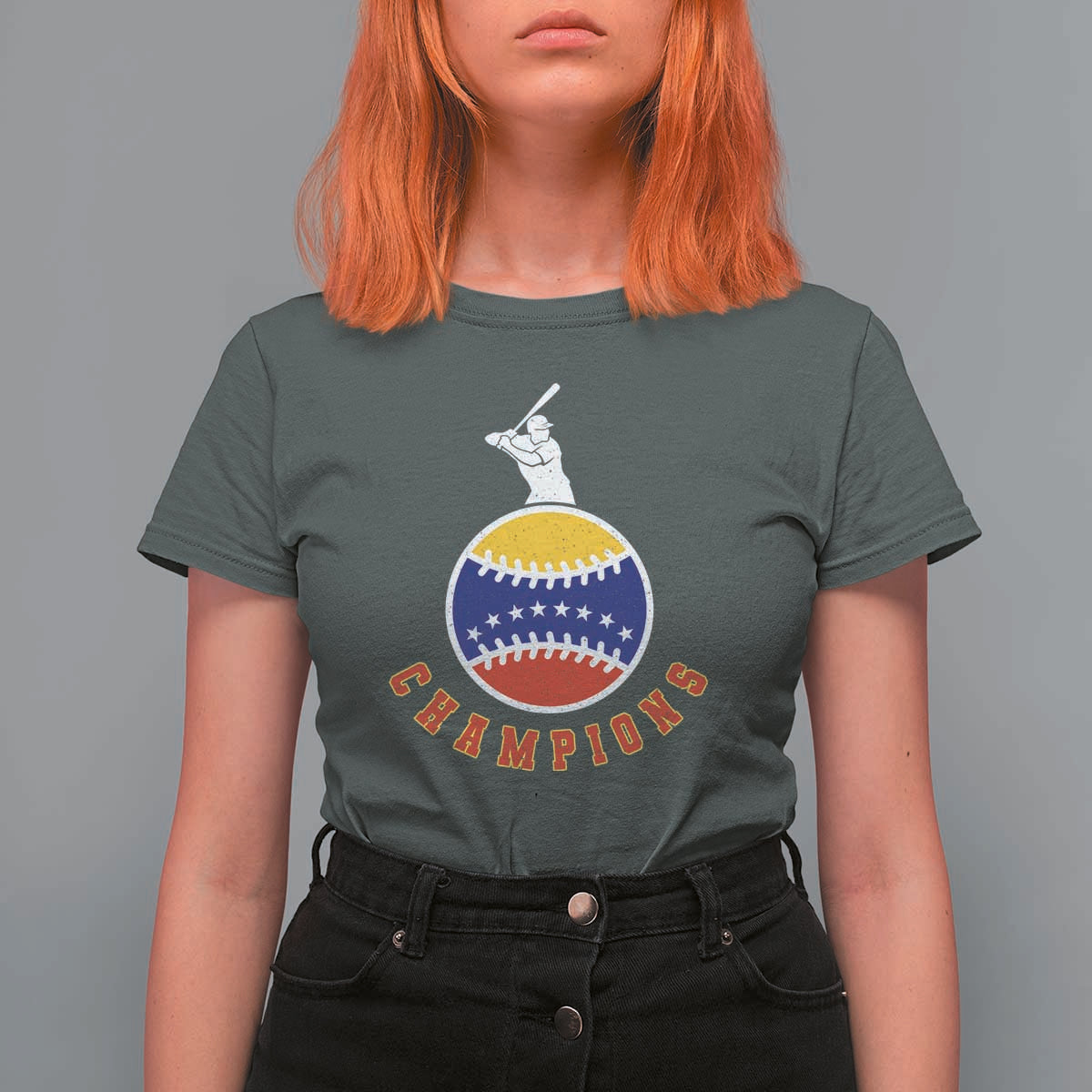 Venezuela 2026 Champions T Shirt For Women Baseball Gift For Sport Lover