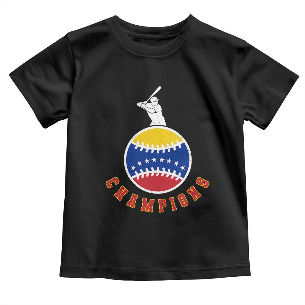 Venezuela 2026 Champions Toddler T Shirt Baseball Gift For Sport Lover