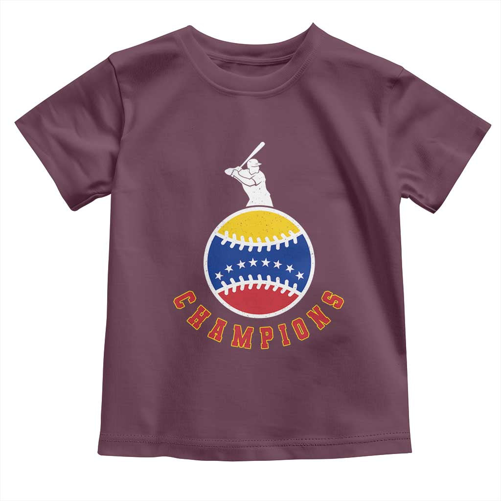 Venezuela 2026 Champions Toddler T Shirt Baseball Gift For Sport Lover