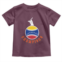 Venezuela 2026 Champions Toddler T Shirt Baseball Gift For Sport Lover
