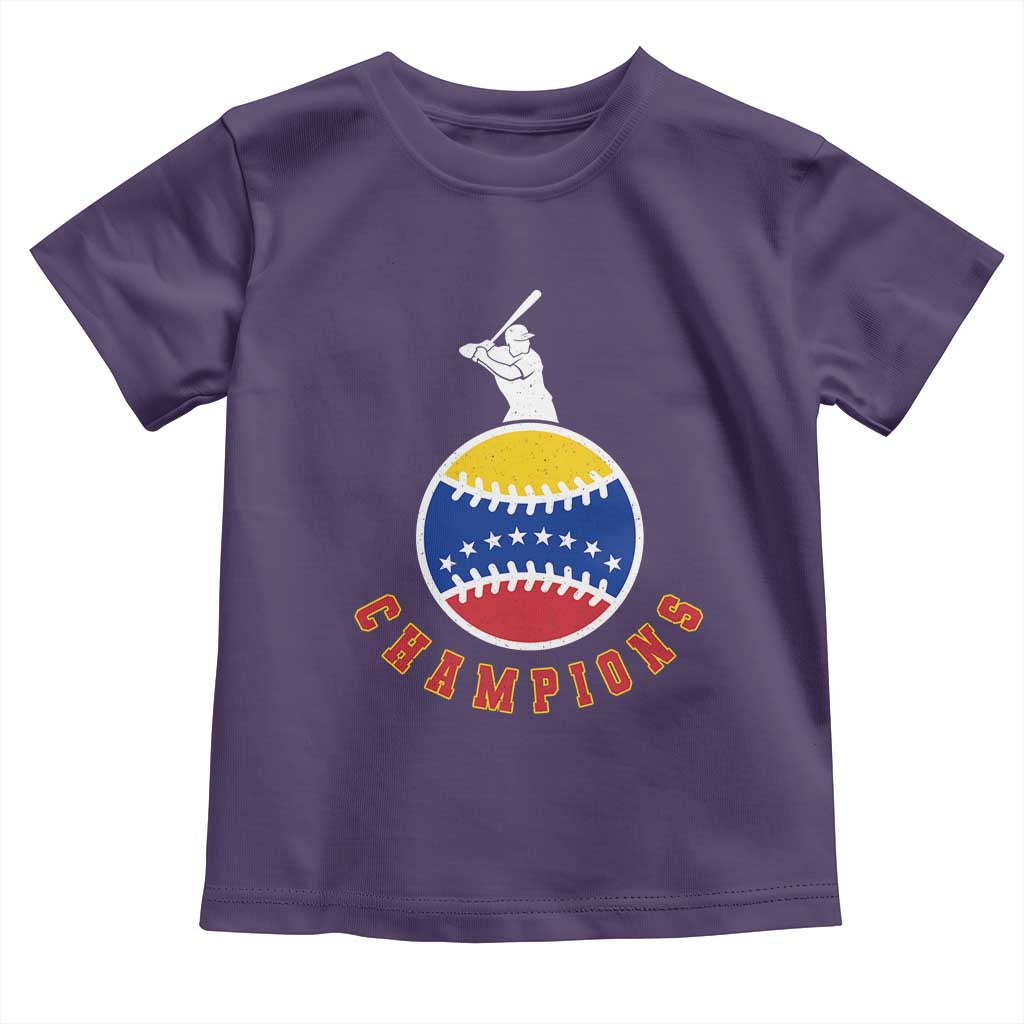 Venezuela 2026 Champions Toddler T Shirt Baseball Gift For Sport Lover