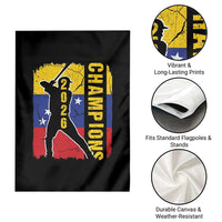 Venezuela 2026 Champions Garden Flag Baseball Vinotinto Pride Gift