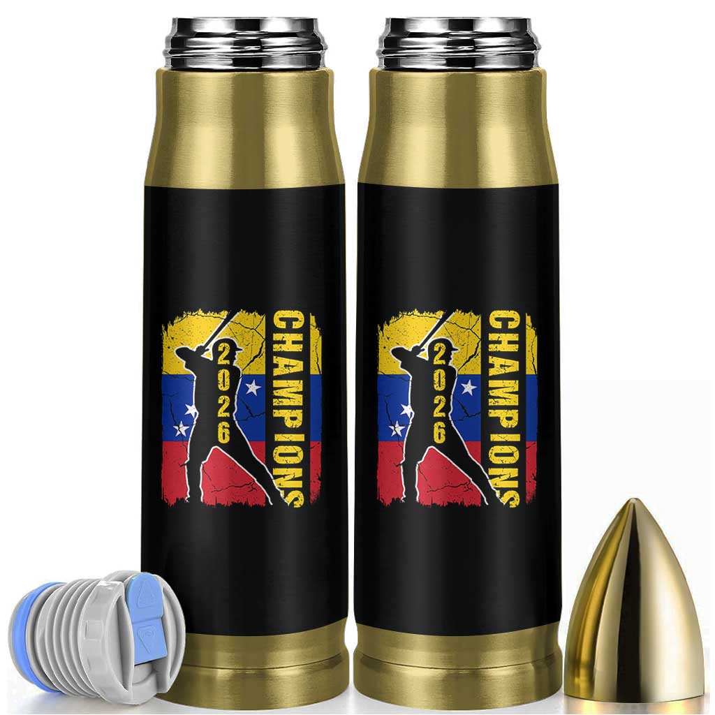 Venezuela 2026 Champions Bullet Tumbler Baseball Vinotinto Pride Gift