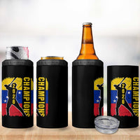 Venezuela 2026 Champions 4 in 1 Can Cooler Tumbler Baseball Vinotinto Pride Gift