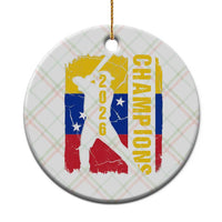 Venezuela 2026 Champions Ceramic Ornament Baseball Vinotinto Pride Gift