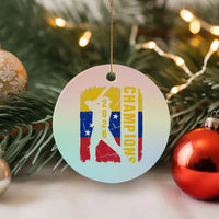 Venezuela 2026 Champions Ceramic Ornament Baseball Vinotinto Pride Gift