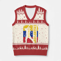 Venezuela 2026 Champions V-Neck Knit Sweater Vest Baseball Vinotinto Pride Gift