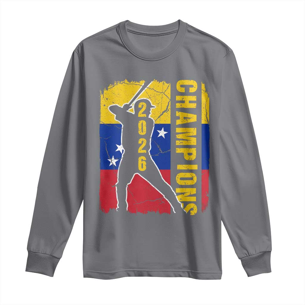 Venezuela 2026 Champions Long Sleeve Shirt Baseball Vinotinto Pride Gift