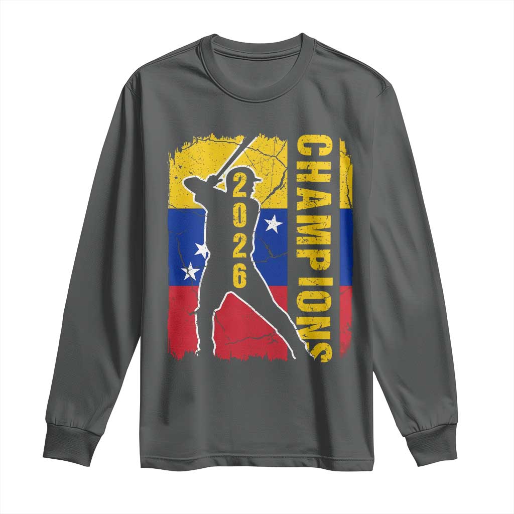 Venezuela 2026 Champions Long Sleeve Shirt Baseball Vinotinto Pride Gift