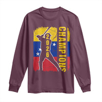 Venezuela 2026 Champions Long Sleeve Shirt Baseball Vinotinto Pride Gift