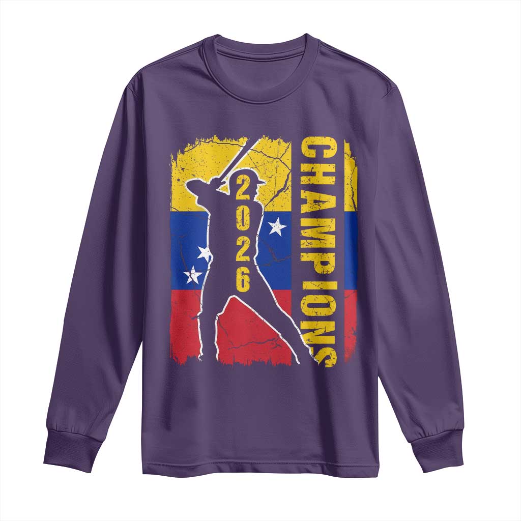 Venezuela 2026 Champions Long Sleeve Shirt Baseball Vinotinto Pride Gift