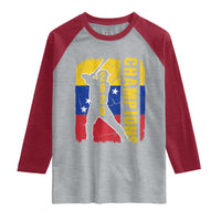 Venezuela 2026 Champions Raglan Shirt Baseball Vinotinto Pride Gift